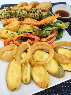 Tempura de verduras (japonesa)